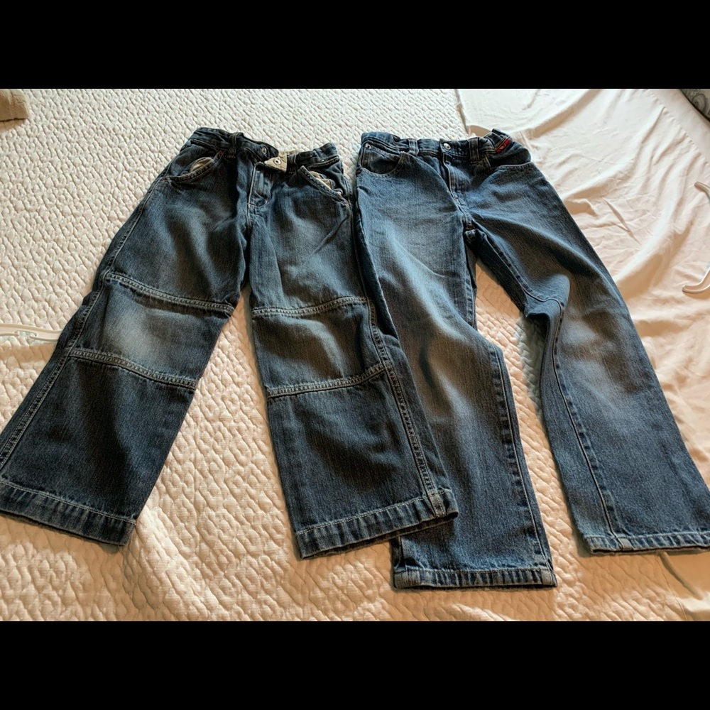 2 pairs boys Gymboree jeans size 6